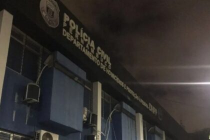 Sede da Delegacia de Homicídios do Recife • Reprodução