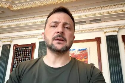 Volodymyr Zelensky (Foto: Reprodução/Vídeo publicado na rede social X)