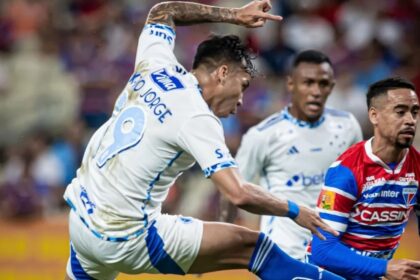 Kaio Jorge durante Fortaleza x Cruzeiro pelo Brasileirão • Samuel Andrade